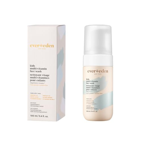 Evereden Kids Face Wash - 3.4 fl oz, Gentle Skin Care, Fresh Pomelo Scent, Gentle Foaming Cleanser, Non-Toxic and Hypoallergenic | Amazon (US)