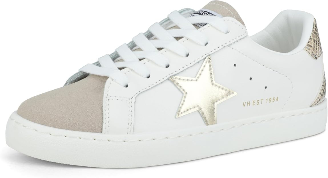VINTAGE HAVANA Women’s Fashion Sneakers | Casual Lace up Low Top Tennis Shoes | Cute Trendy Dre... | Amazon (US)