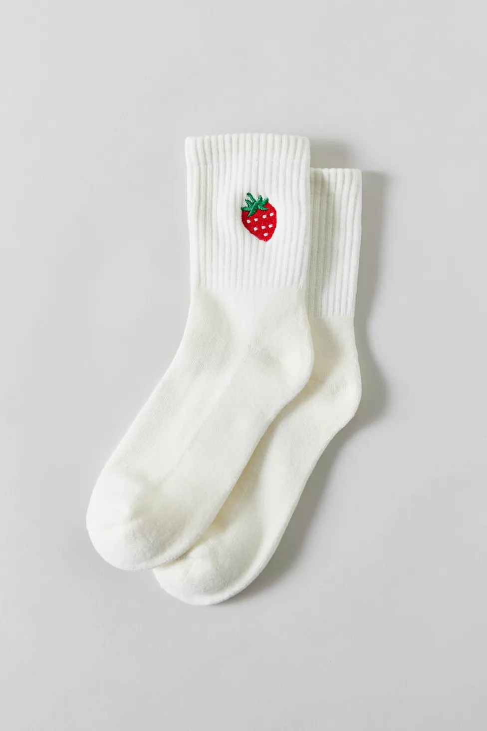Icon Embroidered Quarter Crew Socks | Urban Outfitters (US and RoW)