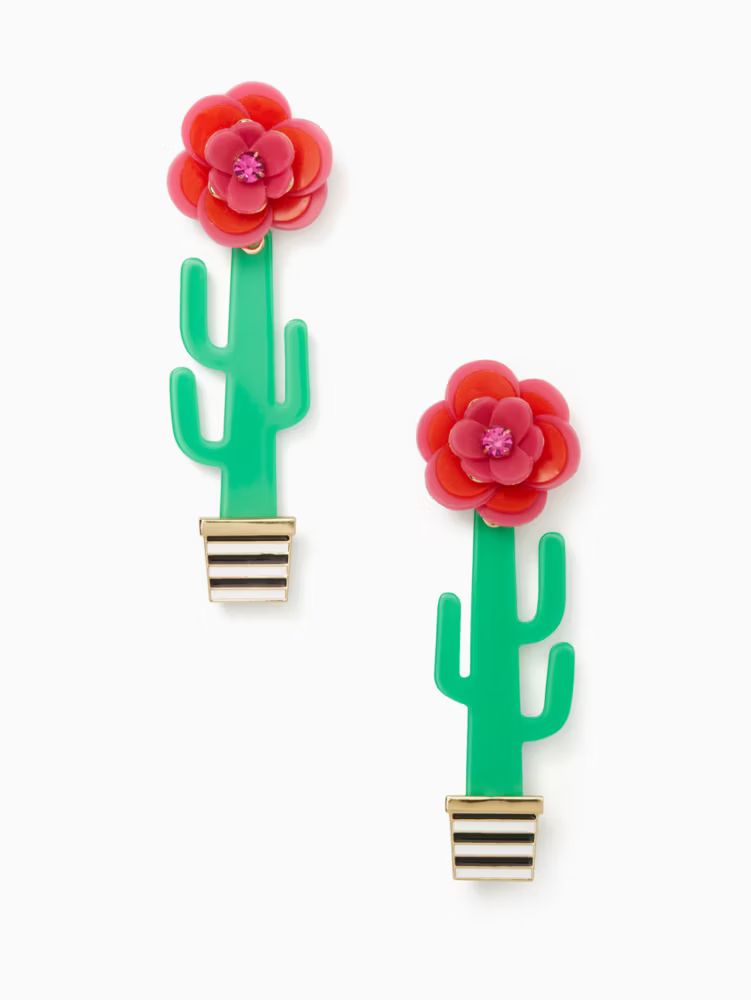 Scenic Route Cactus Statement Earrings - multi - one size | Kate Spade (EU)