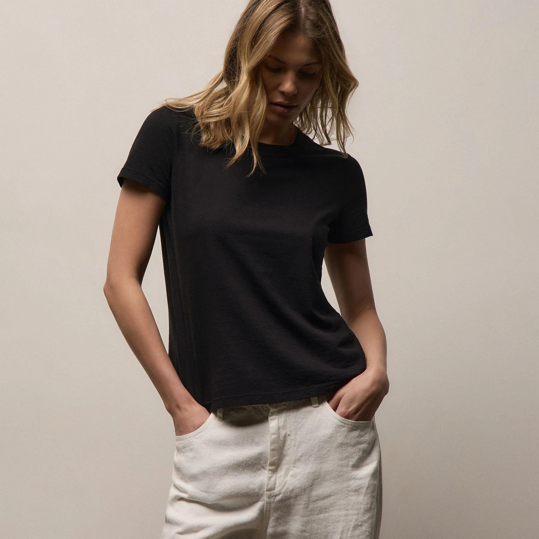 Vintage Little Boy Tee - Black | James Perse (US)