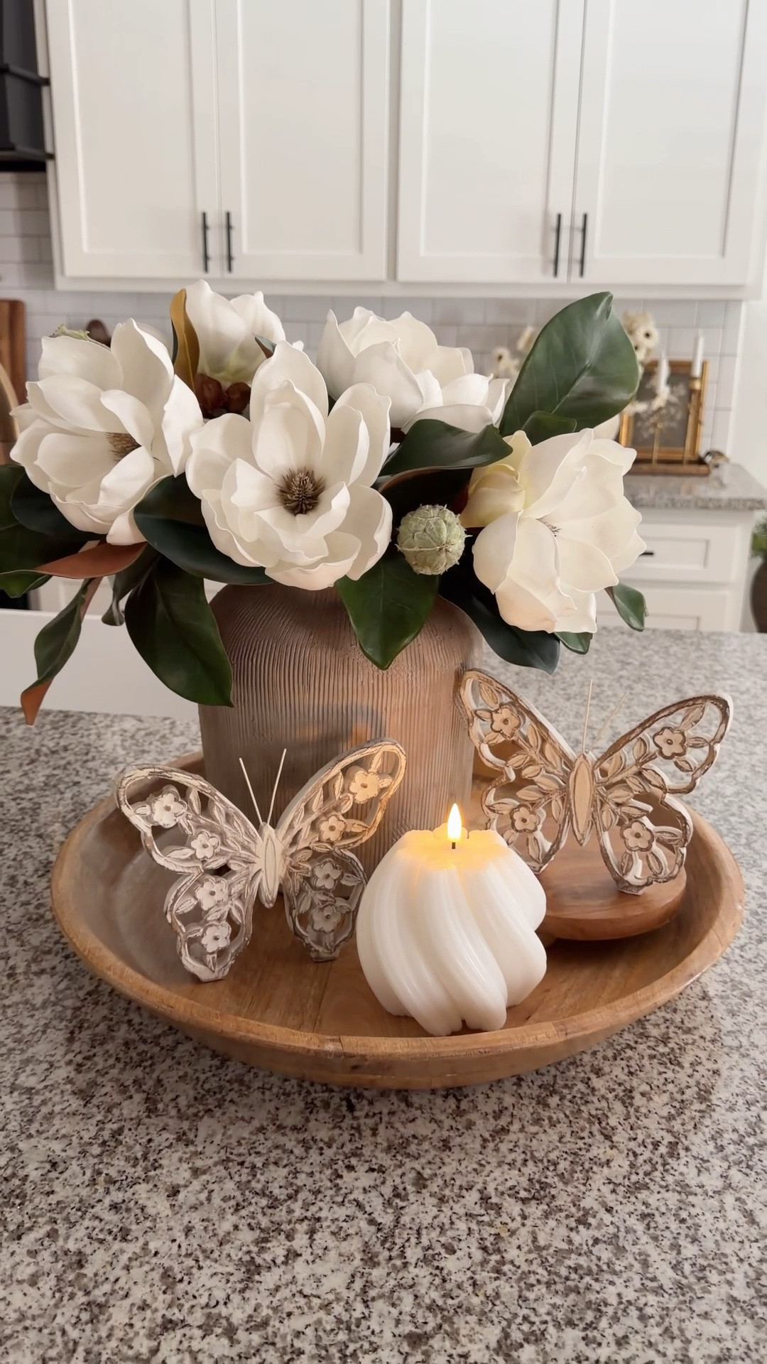 Magnolias and butterflies…it doesn’t get much better than this. 💕