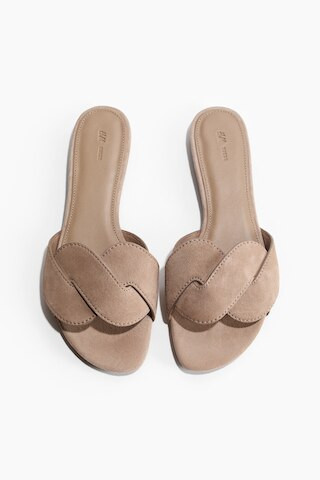 H & M - Ledersandalen - Helles Graubraun | H&M (DE, AT, CH, NL, FI)