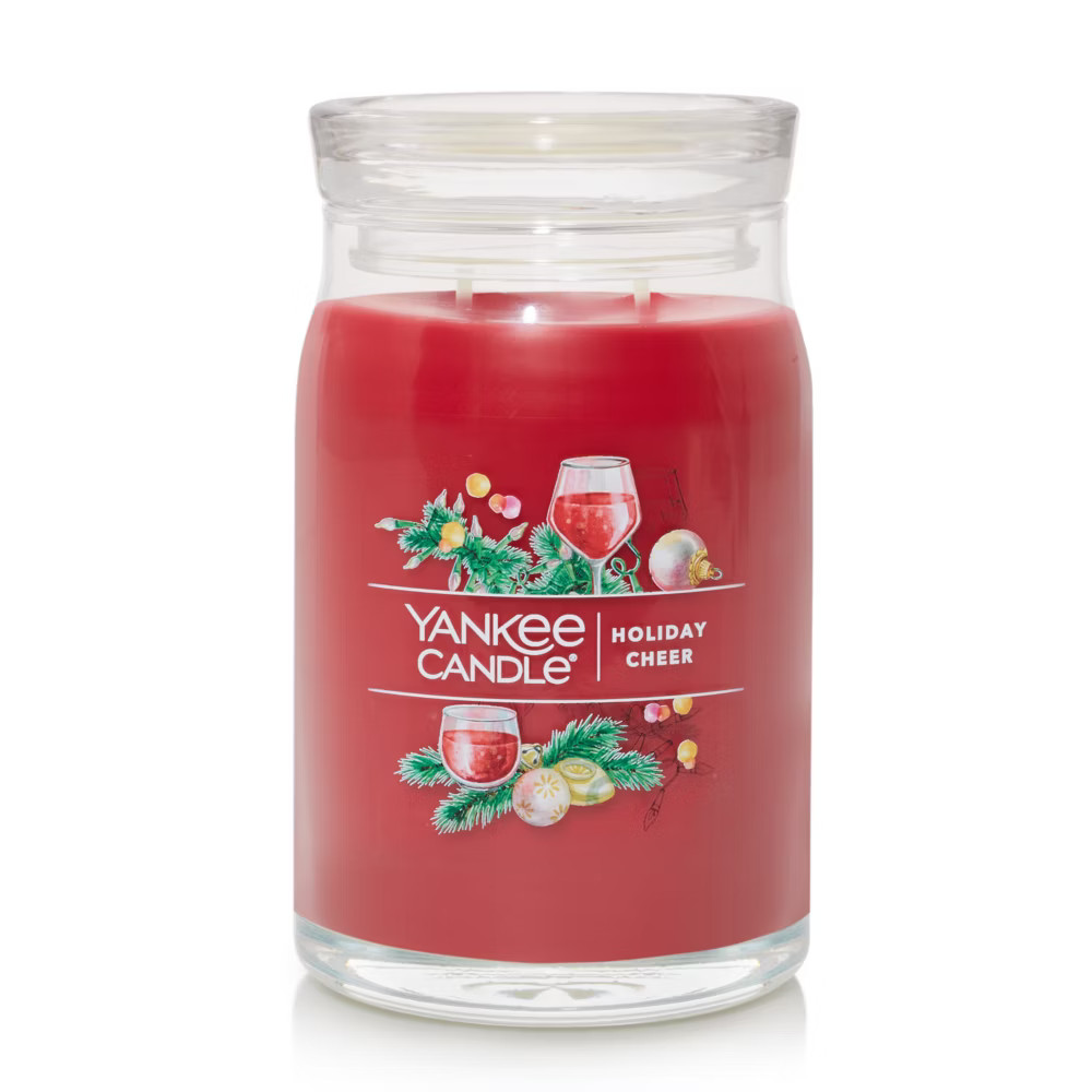 Holiday Cheer Signature Large Jar Candle - Signature Large Jar Candles | Yankee Candle | Yankee Candle