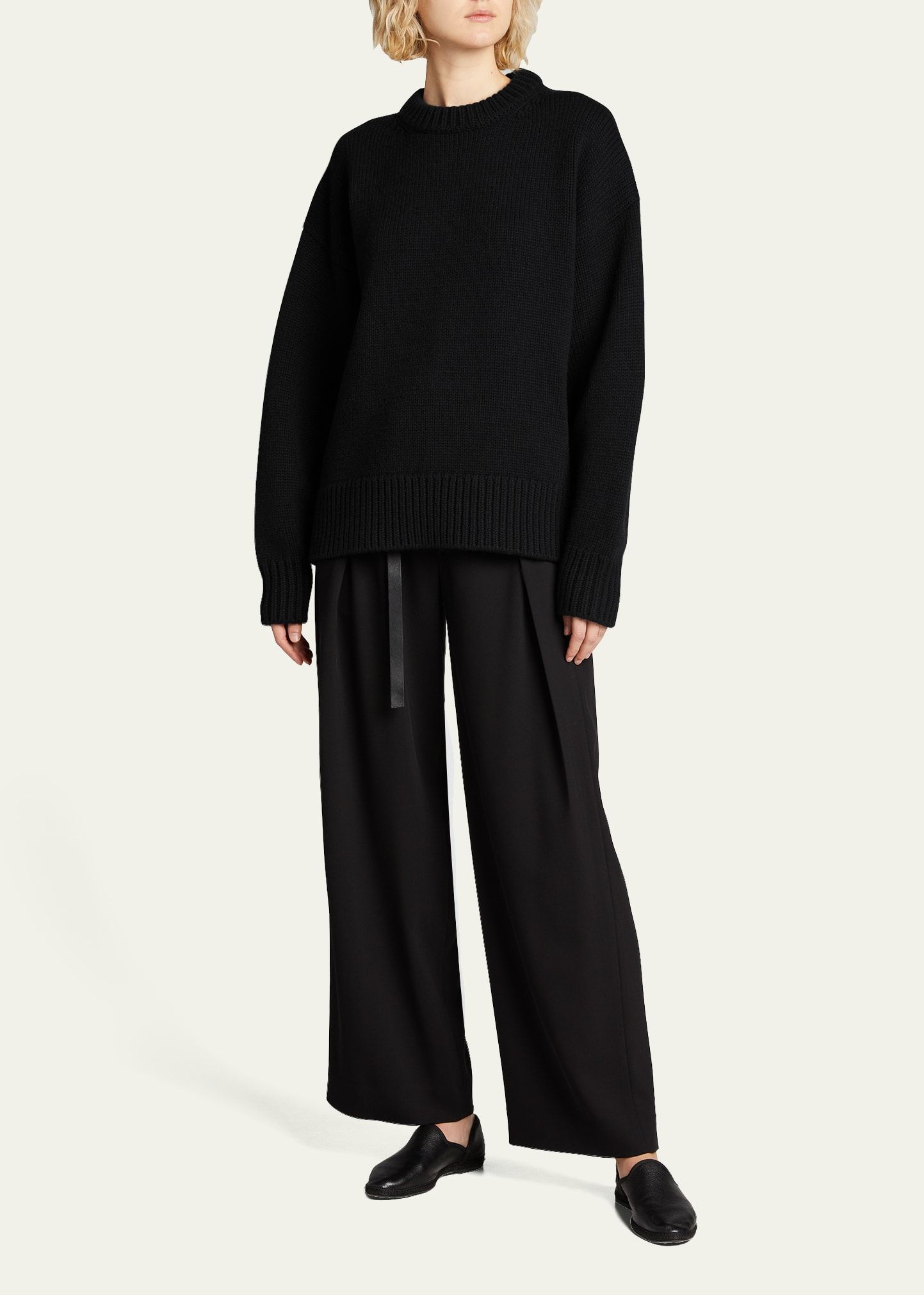 THE ROW Ophelia Wool-Cashmere Sweater | Bergdorf Goodman