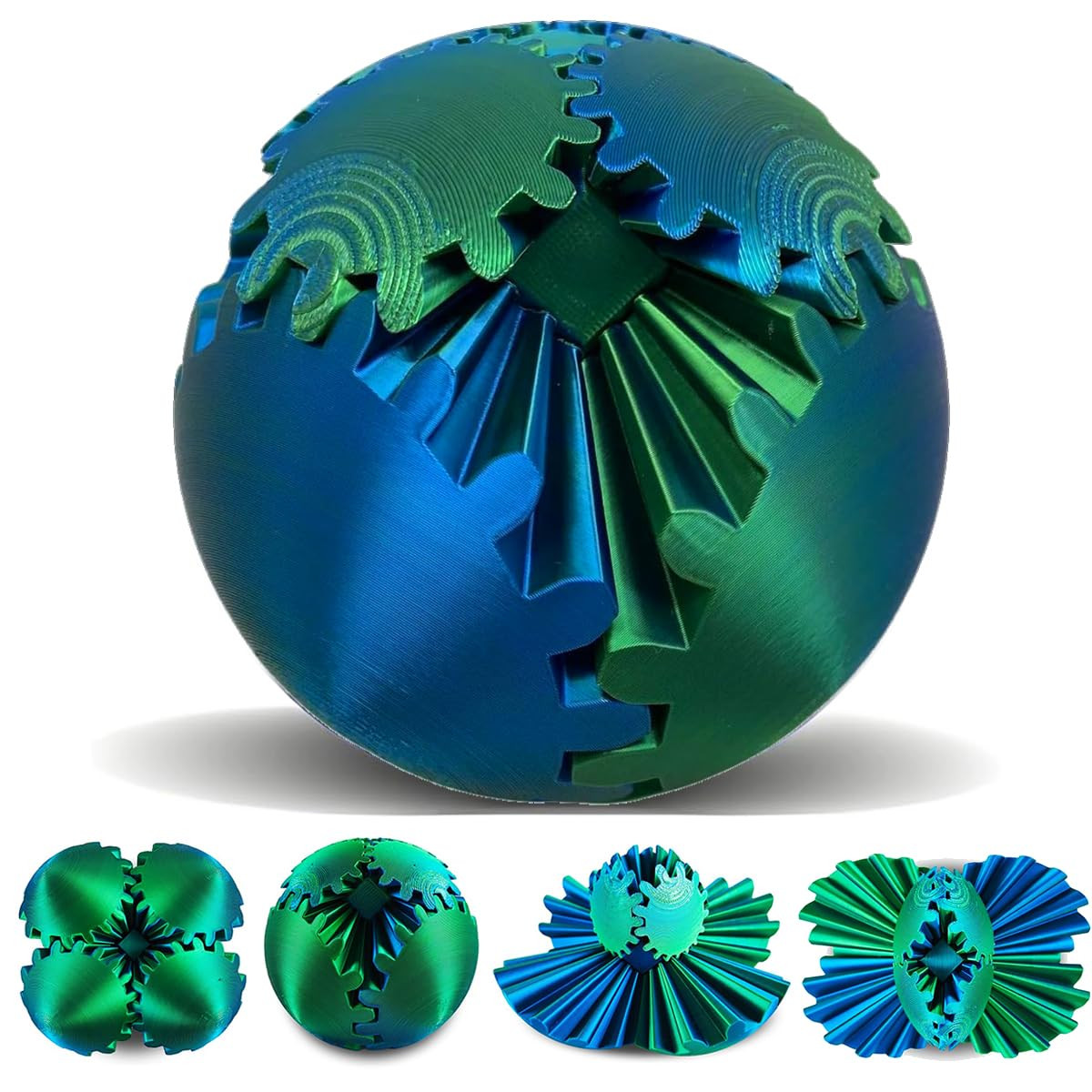 Gear Sphere, 3D Printed Gearsphere - The Steampunk Whirling Wonder Fidget Gear Ball, Gearsphere C... | Amazon (US)