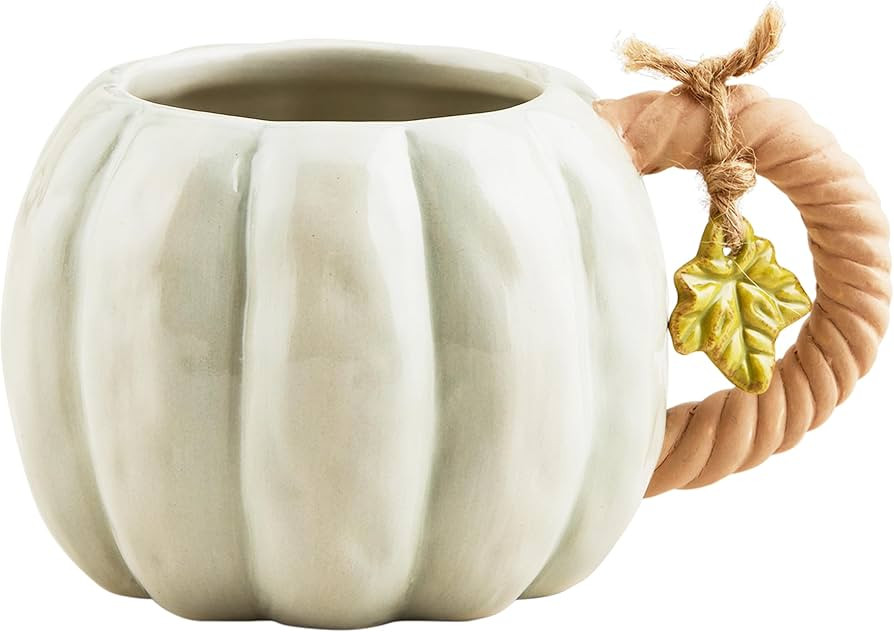 Mud Pie Pumpkin Mug, Blue, 13 oz | Amazon (US)