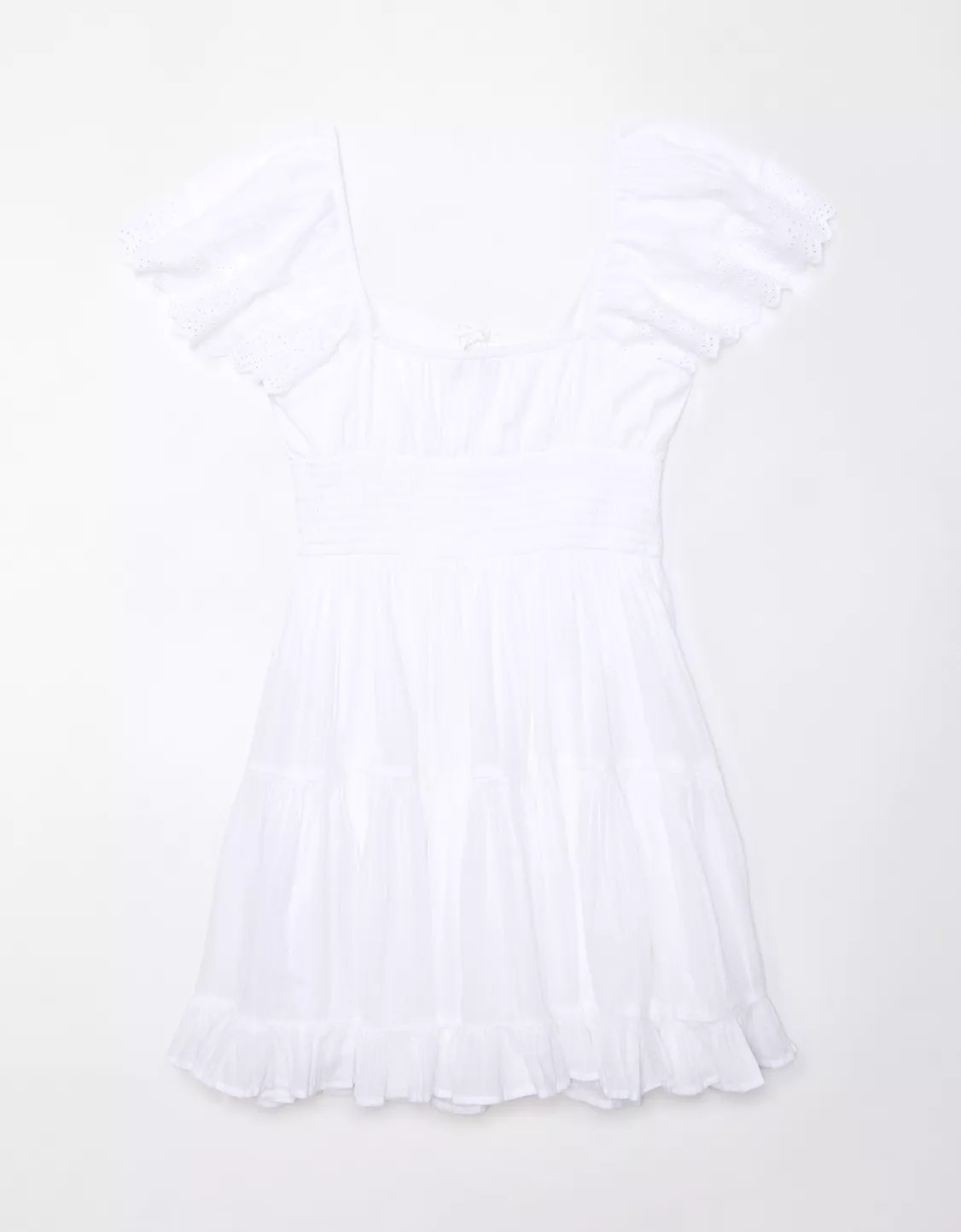 AE Flutter Sleeve Mini Dress | American Eagle Outfitters (US & CA)