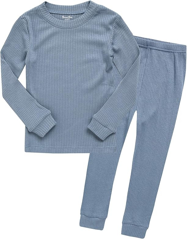 VAENAIT BABY Toddler~12 Years Kids Youth Unisex Girls Boys Soft Comfy Solid Modal Tencel Shirring... | Amazon (US)