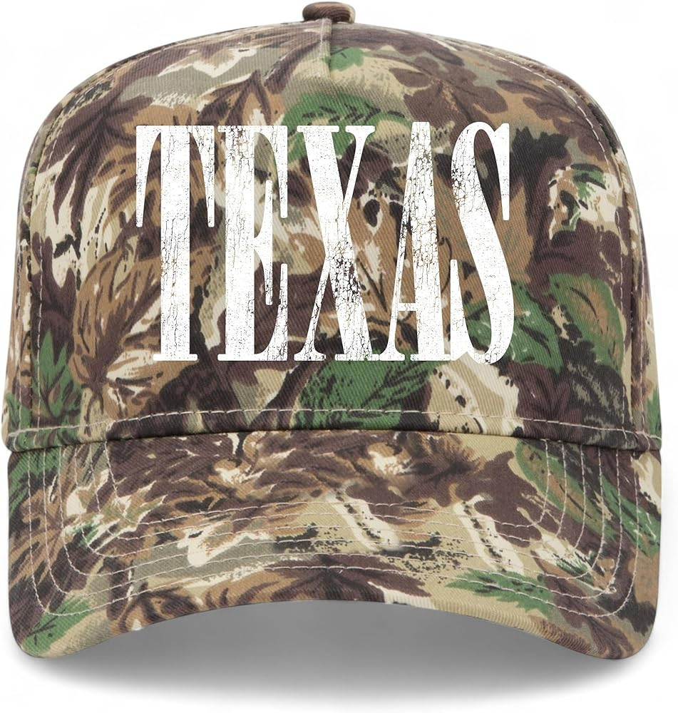 Texas Cracked Vintage Trucker Hat | TX | Premium Adjustable Snapback Baseball Hat for Men & Women | Amazon (US)