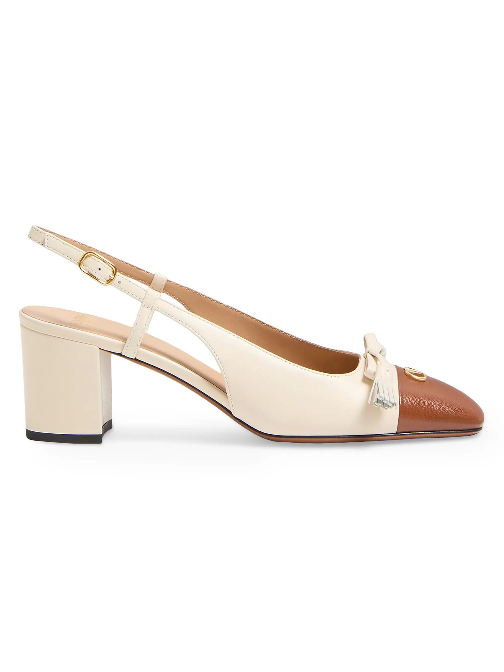 Valentino Garavani Valet Du Roi 60MM Kidskin Slingback Pumps | Saks Fifth Avenue | Saks Fifth Avenue