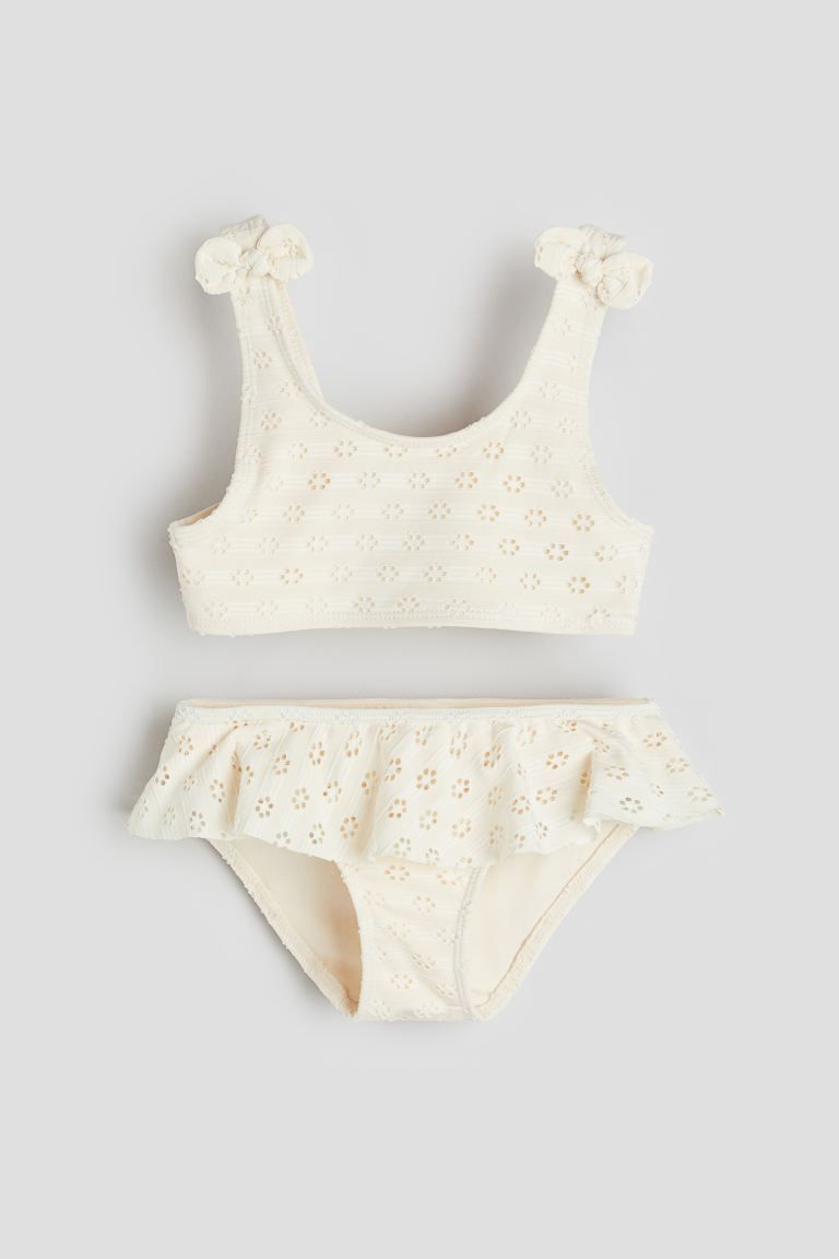 Bikini with Eyelet Embroidery | H&M (US + CA)