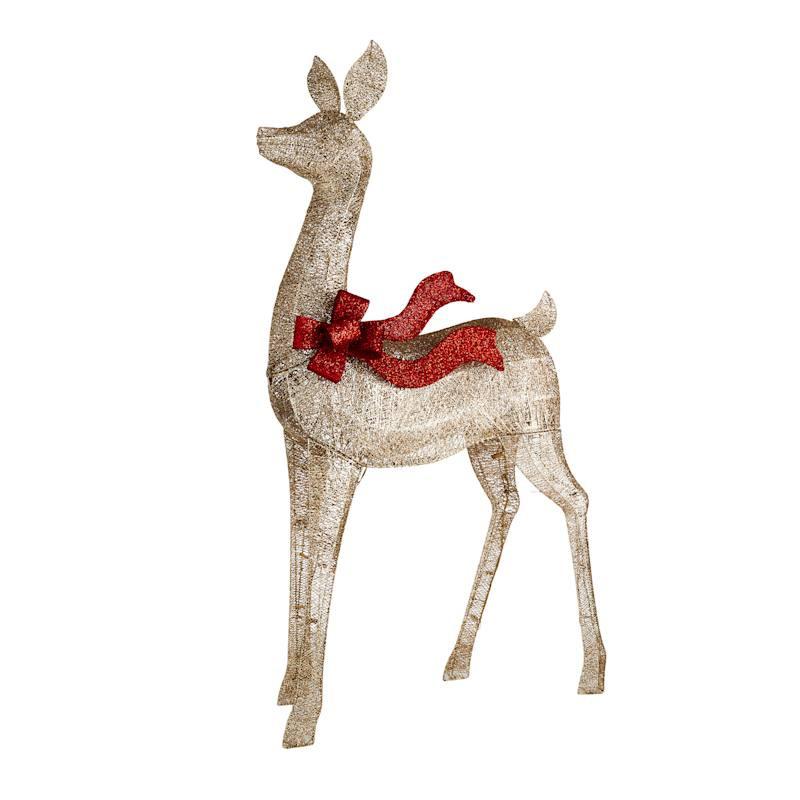 Random Twinkle LED Glittering Thread Doe, 64" | At Home