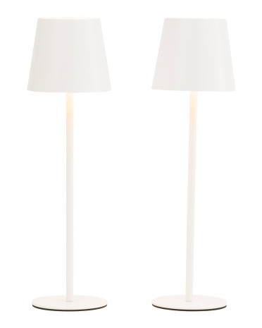 2pk 14in Modern Shade Tabletop Touch Lamps | TJ Maxx
