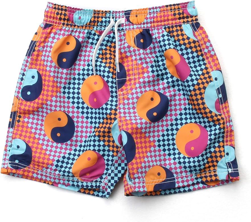 Wes and Willy Boy's Yin Yang Swim Trunk | Amazon (US)