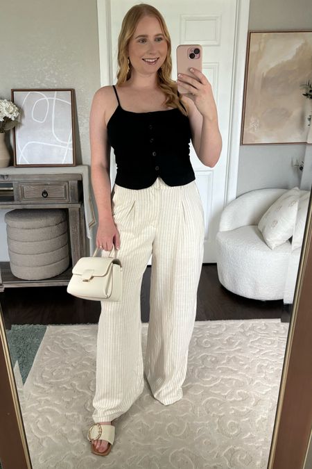 CHIC 🌟 TARGET OUTFIT IDEA - top: medium and trousers: size medium, target fashion // Target finds, target summer outfit idea, target circle week, Affordable by Amanda 

#LTKSeasonal #LTKSummerSales #LTKFindsUnder50