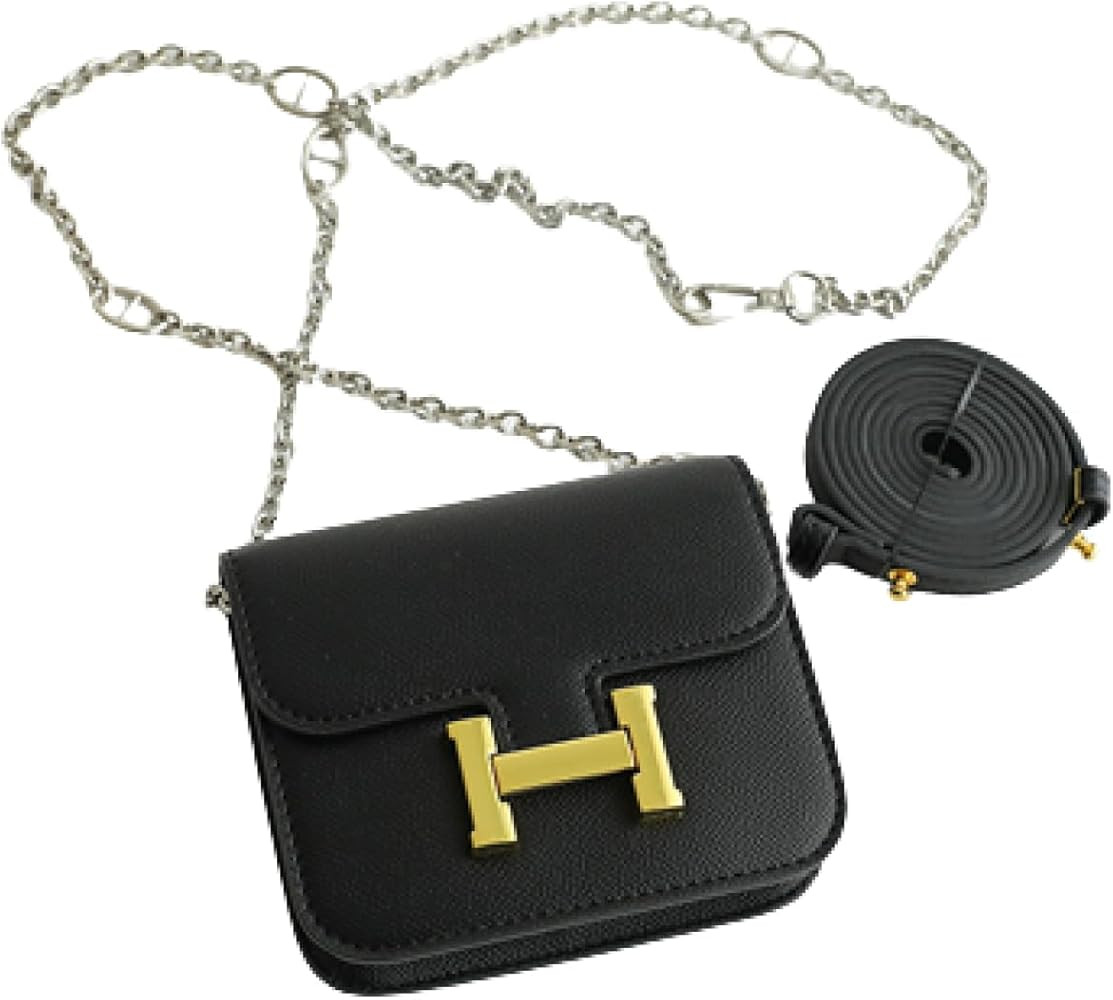 Crossbody Bags for Women, Chain Mini Bag with Leather Shoulder Straps, Can Hold Small Items Such ... | Amazon (US)