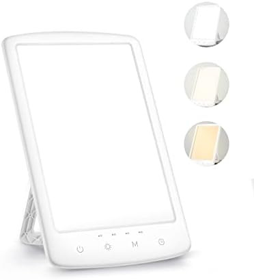 Light Therapy Lamp, UV-Free 10000Lux Therapy Light, Sunlight Lamp with 3 Color Temperature & 4 Brigh | Amazon (US)