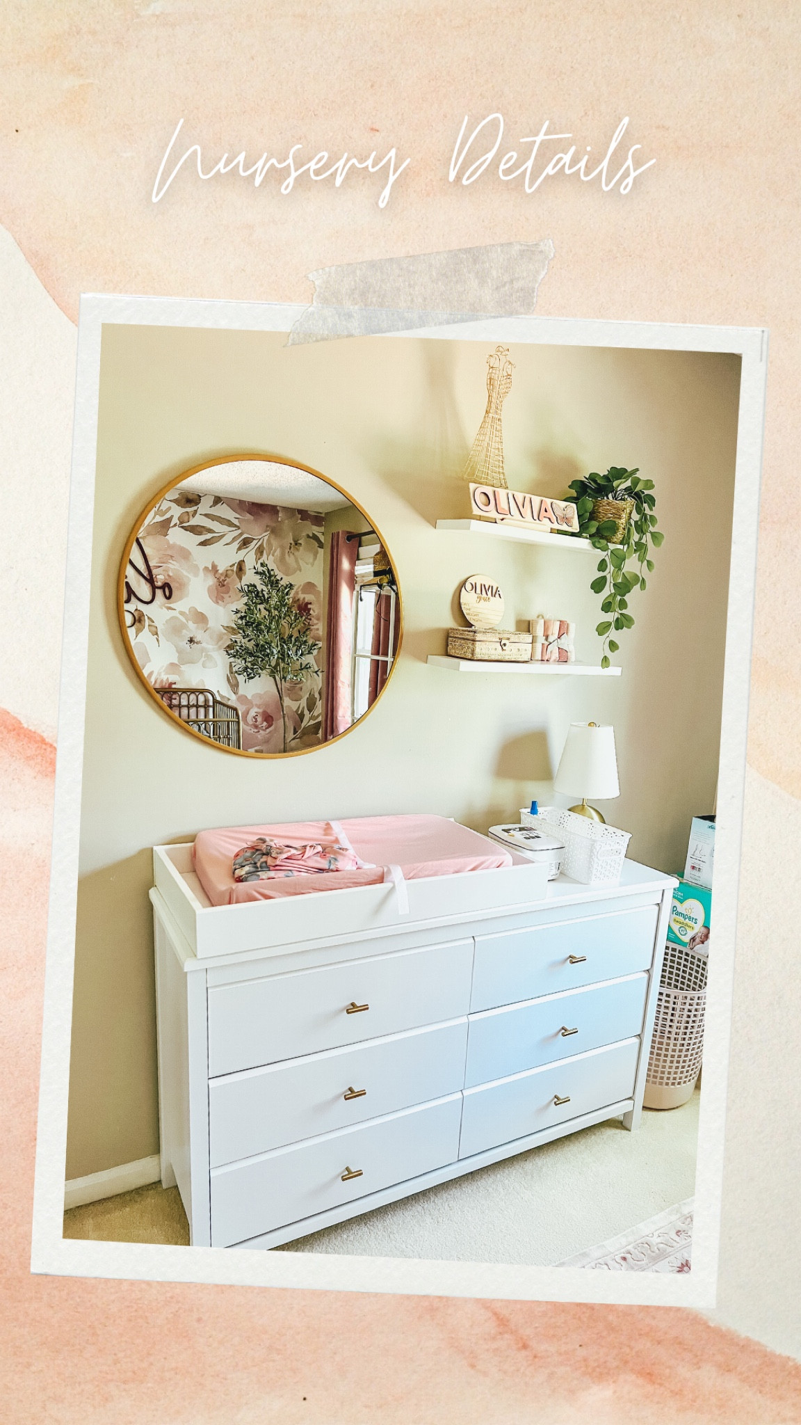 Nursery details // We switched out the hardware on the dresser, such an easy fix and made a big difference! 

Nursery, baby room, home decor 

#LTKkids #LTKstyletip #LTKhome