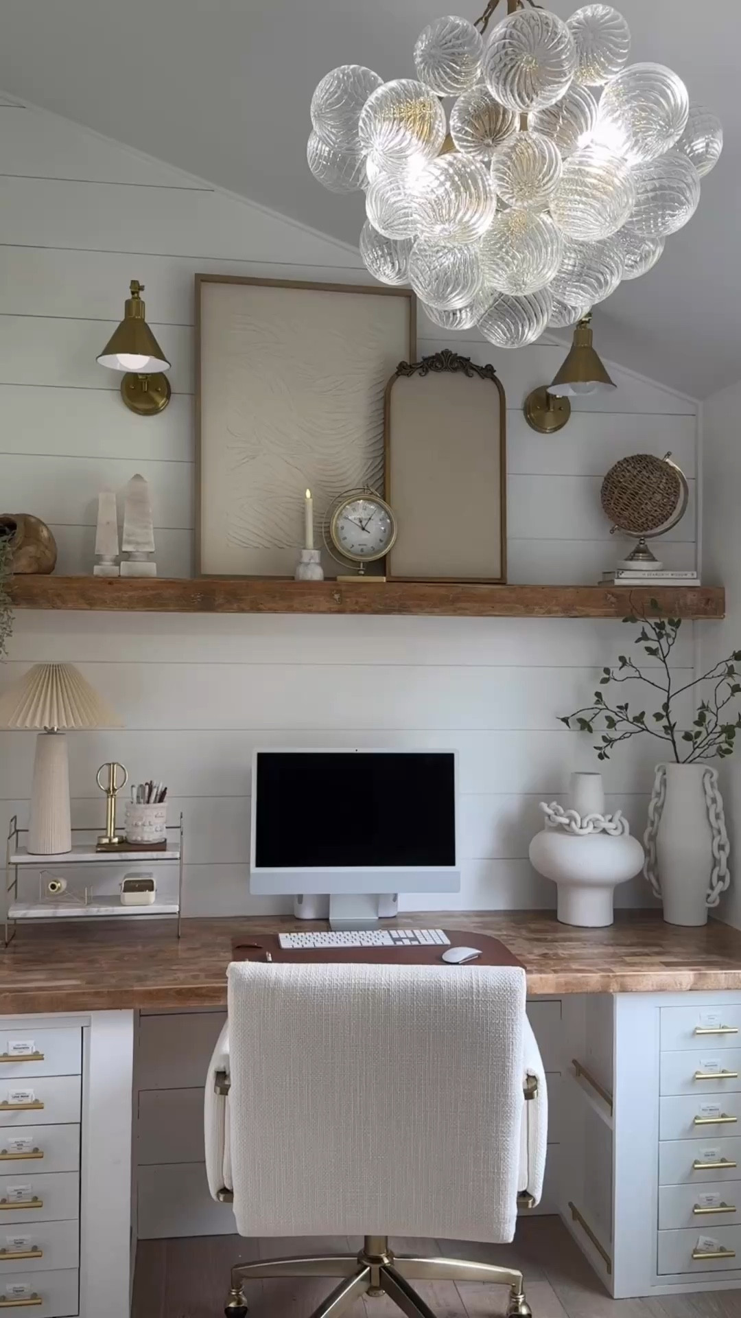 Office glow-up in full effect ✨

I’ve been slowly upgrading my space and I’m loving how it’s coming together with a little help from Z Gallerie. The gold-accented chair adds the perfect touch of luxe, the chain detail on the cases gives it that bold, elevated edge, and the texture of the Sonnet painting ties everything together so beautifully.

It’s chic, it’s cozy, it’s inspiring… it’s a whole vibe

#LTKSaleAlert #LTKdayinmylife #LTKHome