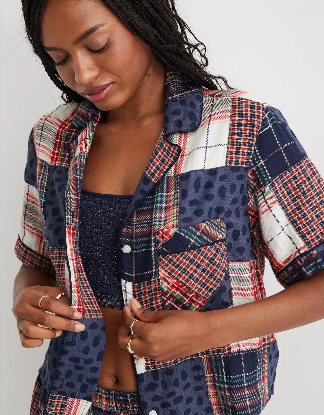 Aerie Flannel Pajama Shirt | Aerie