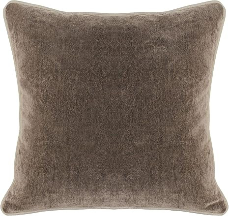 Kosas Home Harriet Accent Pillow, 18x18, Brown | Amazon (US)