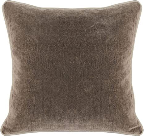 Kosas Home Harriet Accent Pillow, 18x18, Brown | Amazon (US)