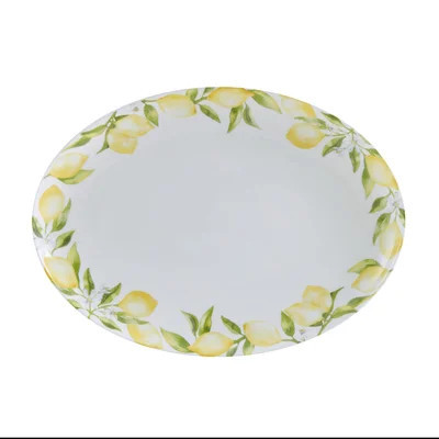Lemons 14 in. Oval Serving Platter | Wayfair North America