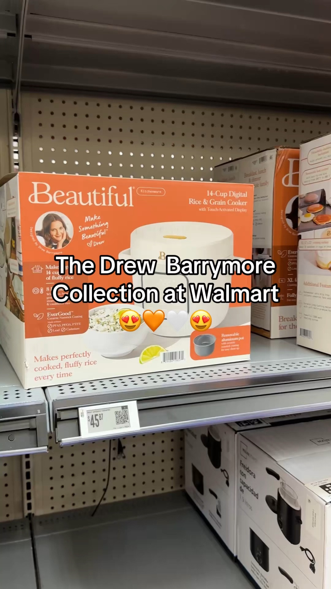 I feel like I’m soooo late to this 😅 I knew she had a beautiful collection I just didn’t know it consisted of this much!! 
😍🧡🤍😍


#drewbarrymore #walmartfinds #shopwithme #walmartshopping #kitchengadgets 

#LTKHome #LTKfoodie #LTKmomlife
