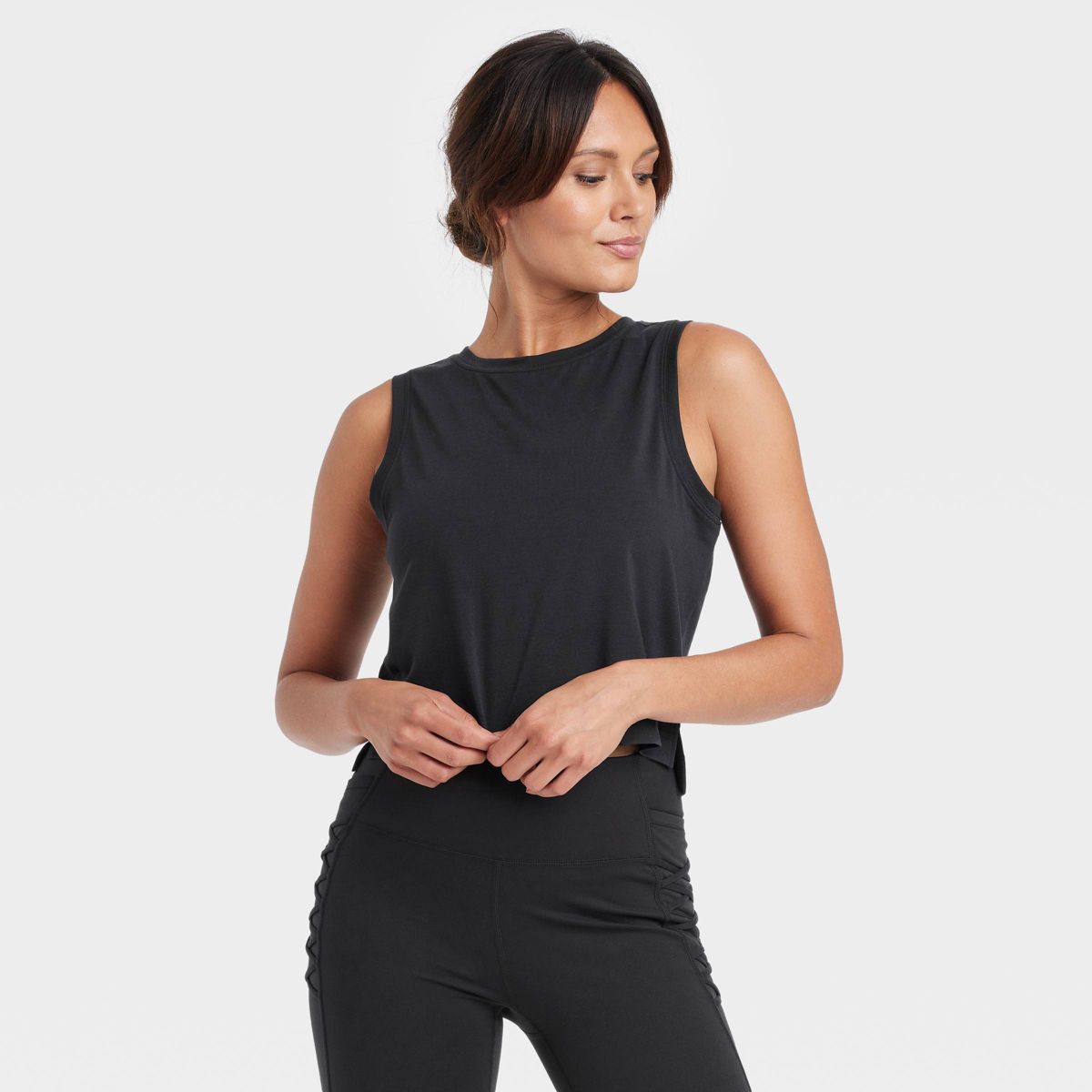 Women's Cropped Active Tank Top - All in Motion™ | Target