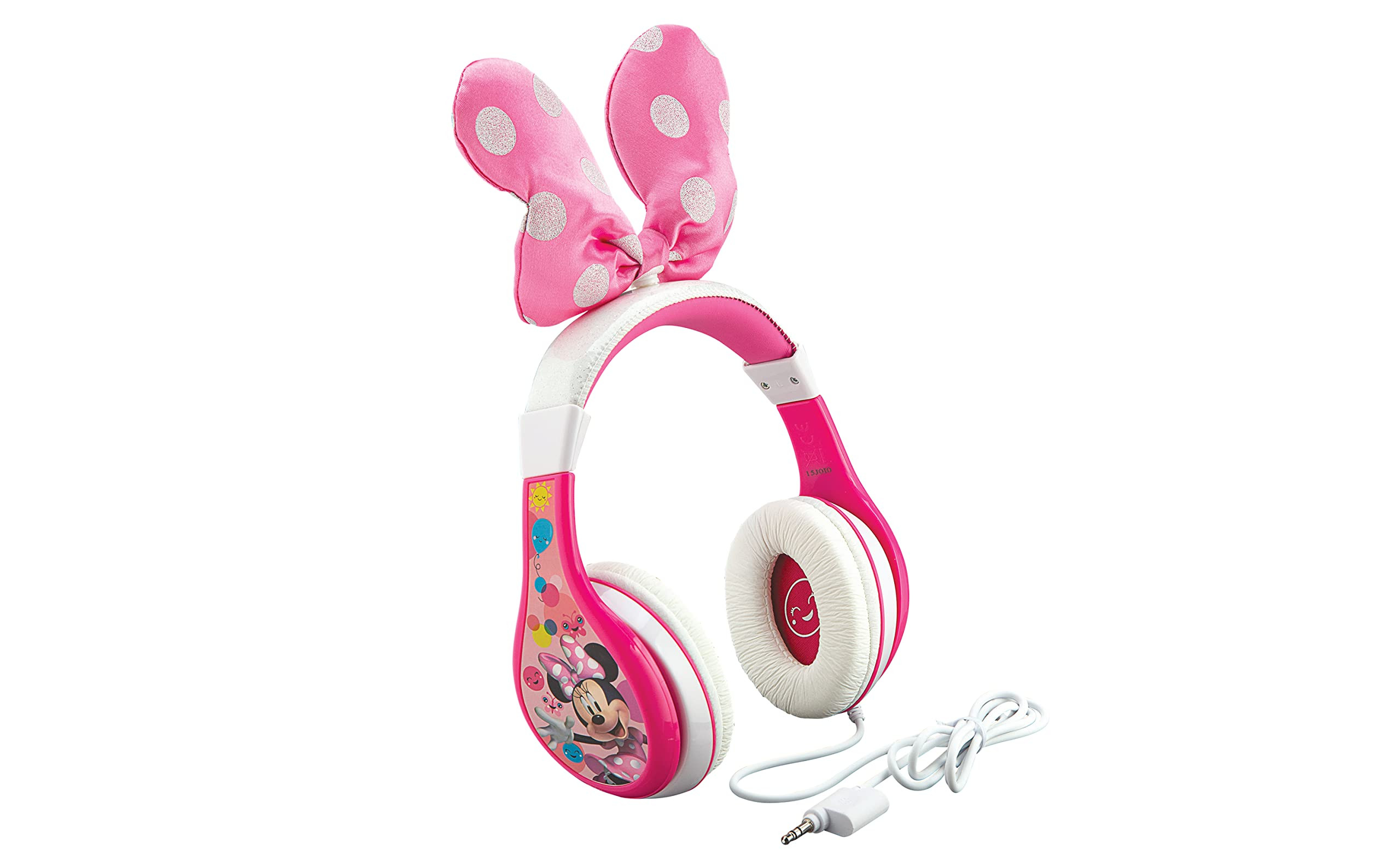 eKids Minnie Mouse Headphones for Kids, Wired Headphones for School, Home or Travel | Amazon (US)