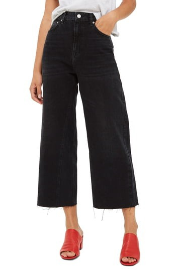 Women's Topshop Wide Leg Crop Jeans | Nordstrom