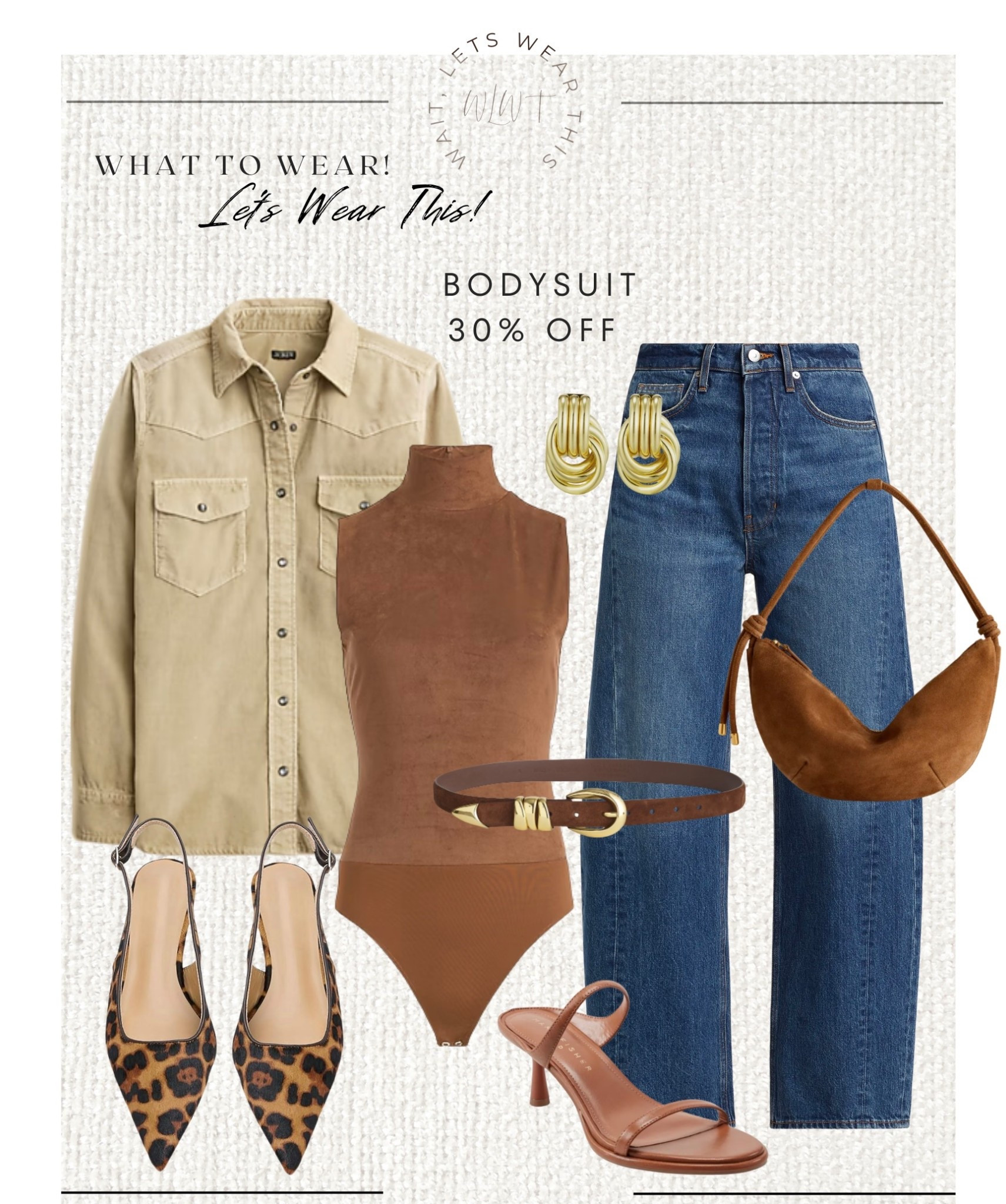 Fall inspo! 🍂bodysuit 30% off! Shirt 20% off 

#LTKStyleTip #LTKOver40