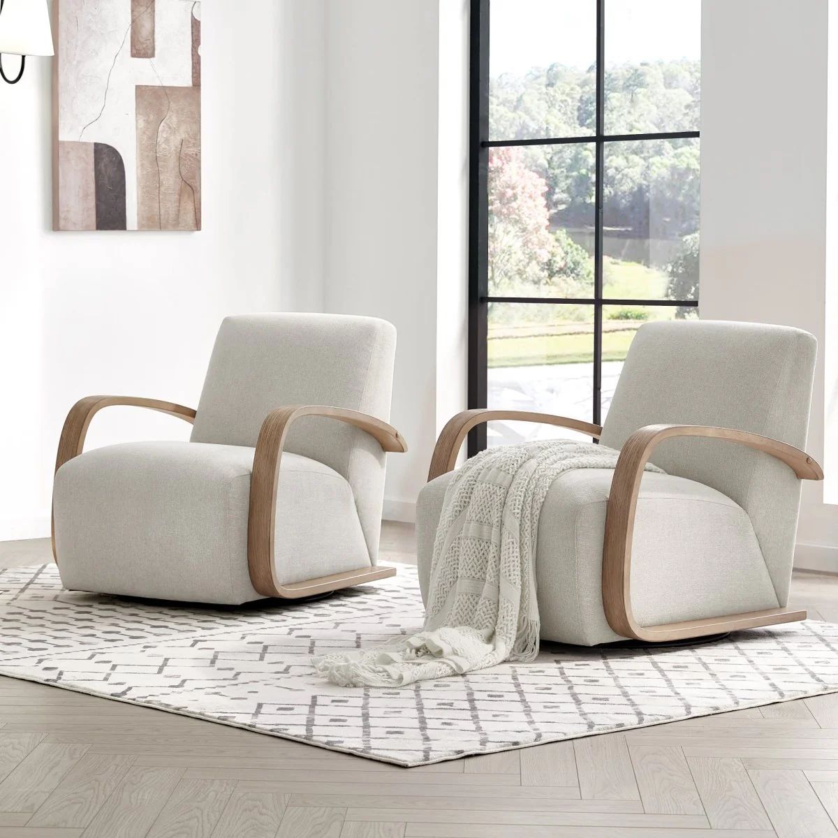 Liora Swivel Armchair | Modern Accent Chair | Stylish Comfort | Chita