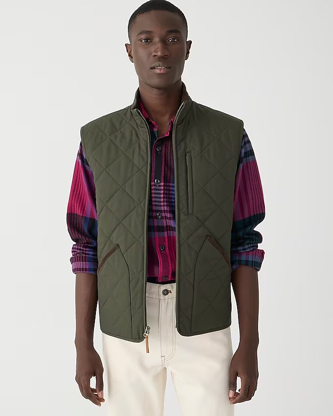 Sussex quilted vest$148.0030% off with code FRIENDS or sign up for 40% offDark MossSelect A SizeS... | J.Crew US