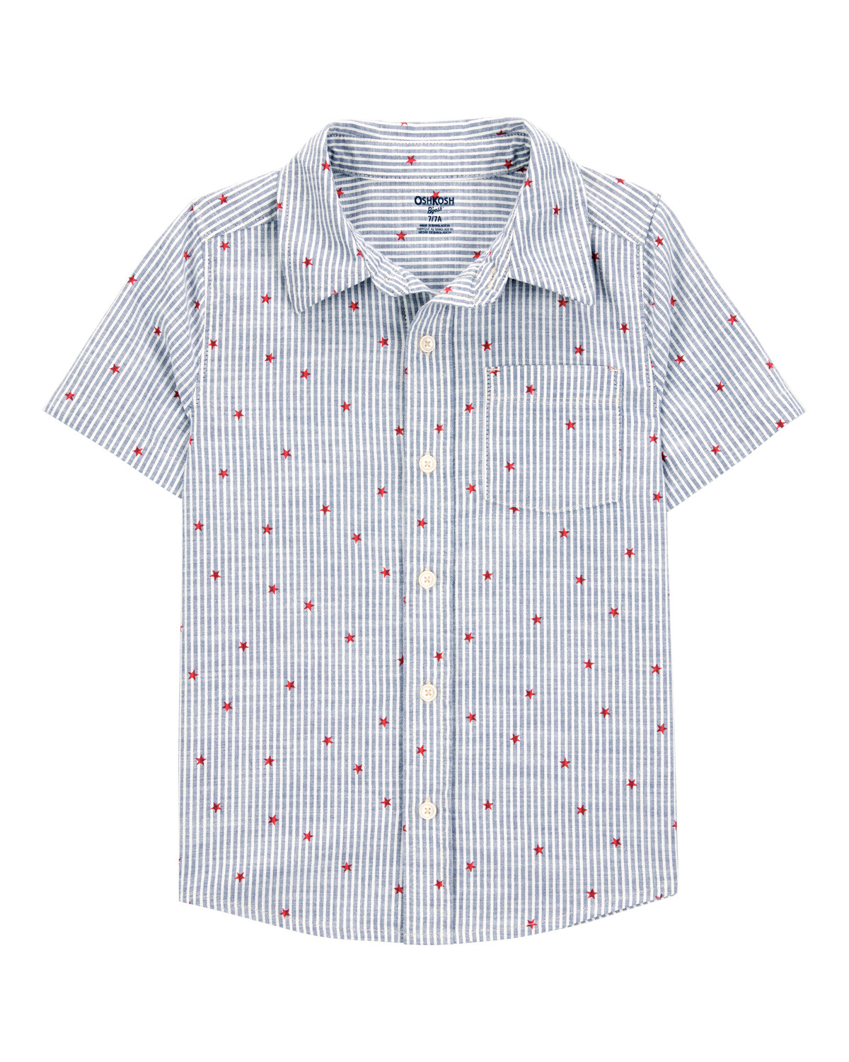 Kid Stars and Stripes Button-Down Shirt - OshKosh | Carter's | Carter's Inc