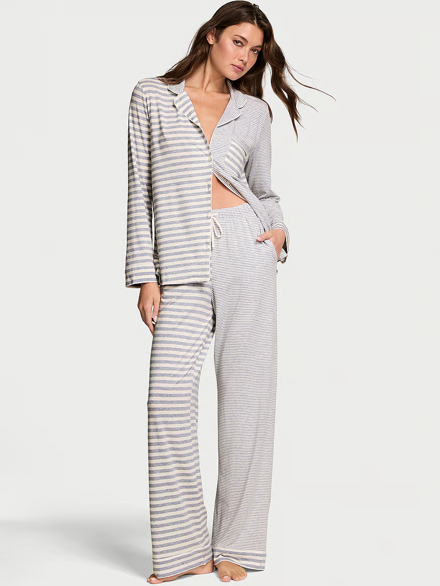 Buy Modal Soft Long Pajama Set, Print - Order Pajamas Sets online - Victoria's Secret US | Victoria's Secret (US / CA )