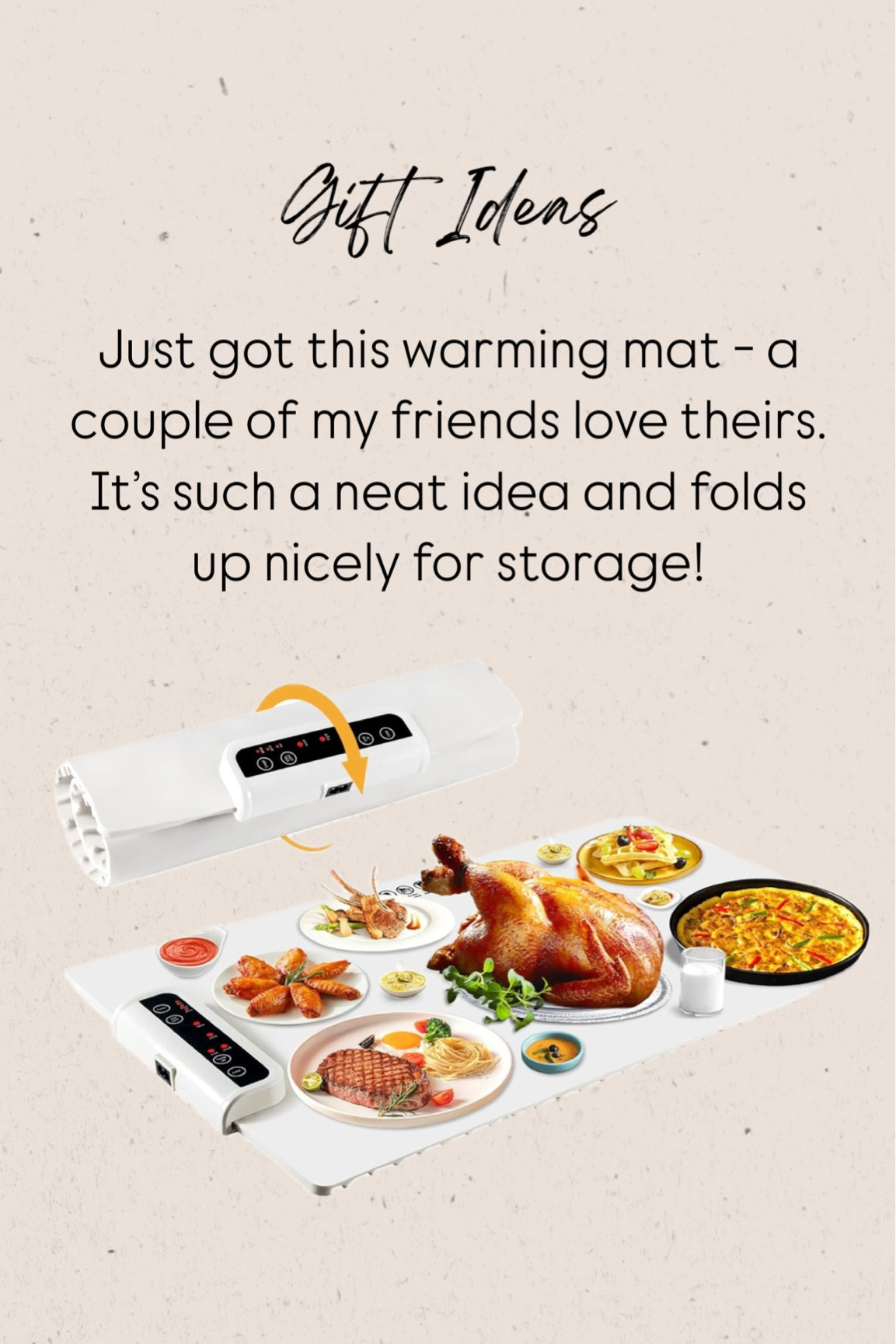 This warming mat is a great gift for hosts or anyone who loves to cook really! On sale for Black Friday! 

#LTKGiftGuide #LTKSaleAlert #LTKHome