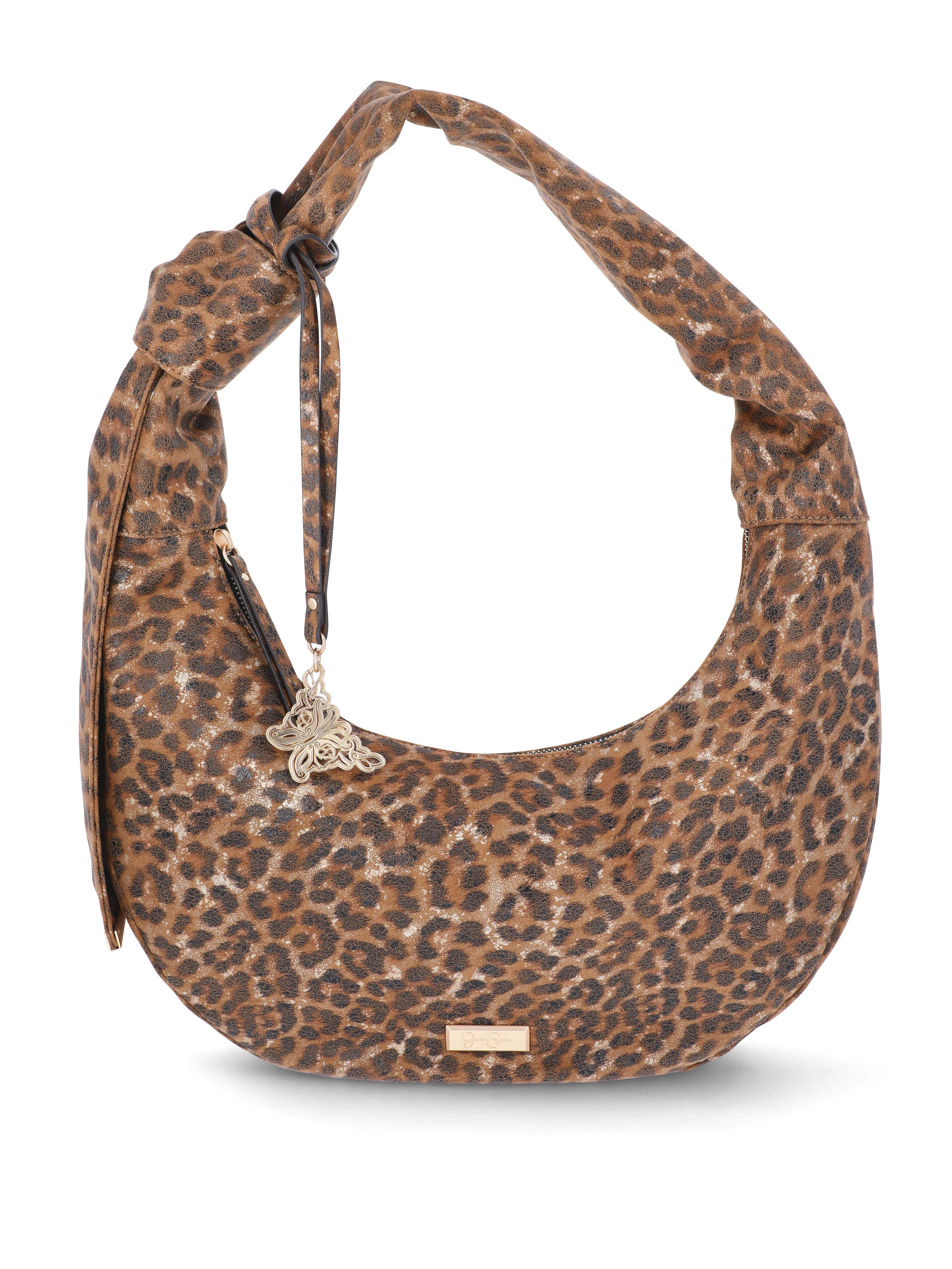 Jessica Simpson Women's Luna Hobo Bag, Leopard | Walmart (US)