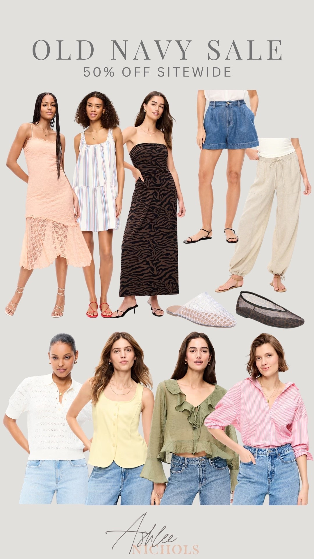 50% off sitewide sale at Old Navy!

Spring style, spring dress, linen pants, spring blouse 

#LTKootd #LTKSeasonal #LTKSaleAlert