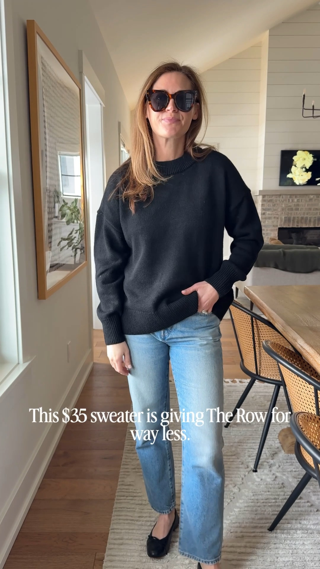 Sweater size small
Jeans size 25, petite for lengthh

#LTKdayinmylife #LTKootd #LTKgrwm