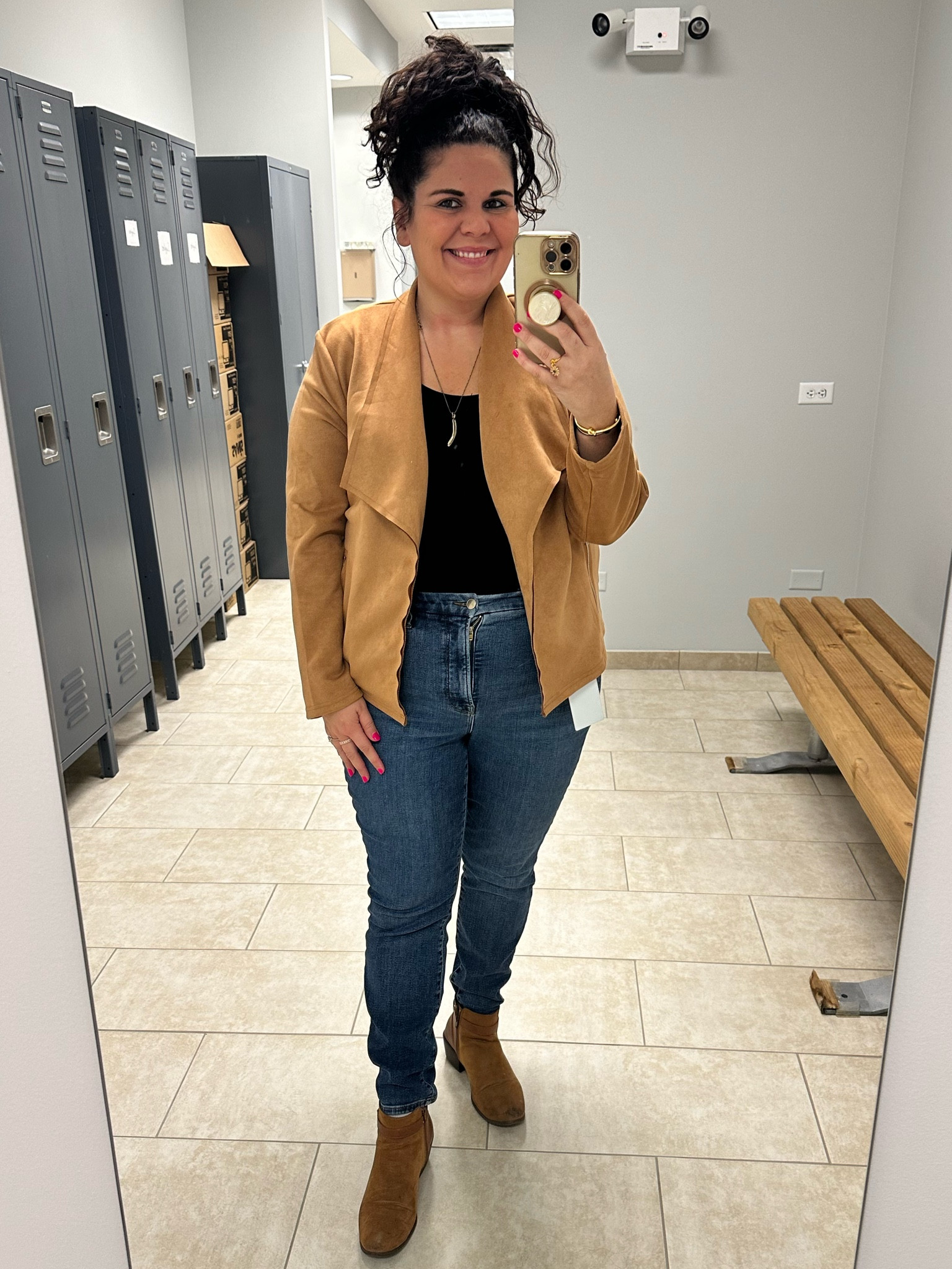I love being able to style clothes in different ways for different occasions. When I wear this with heels, it’s a going out look but with boots it can become an office look! And I’m obsessed with the suede jacket 😍

#LTKworkwear #LTKSpringSale #LTKmidsize