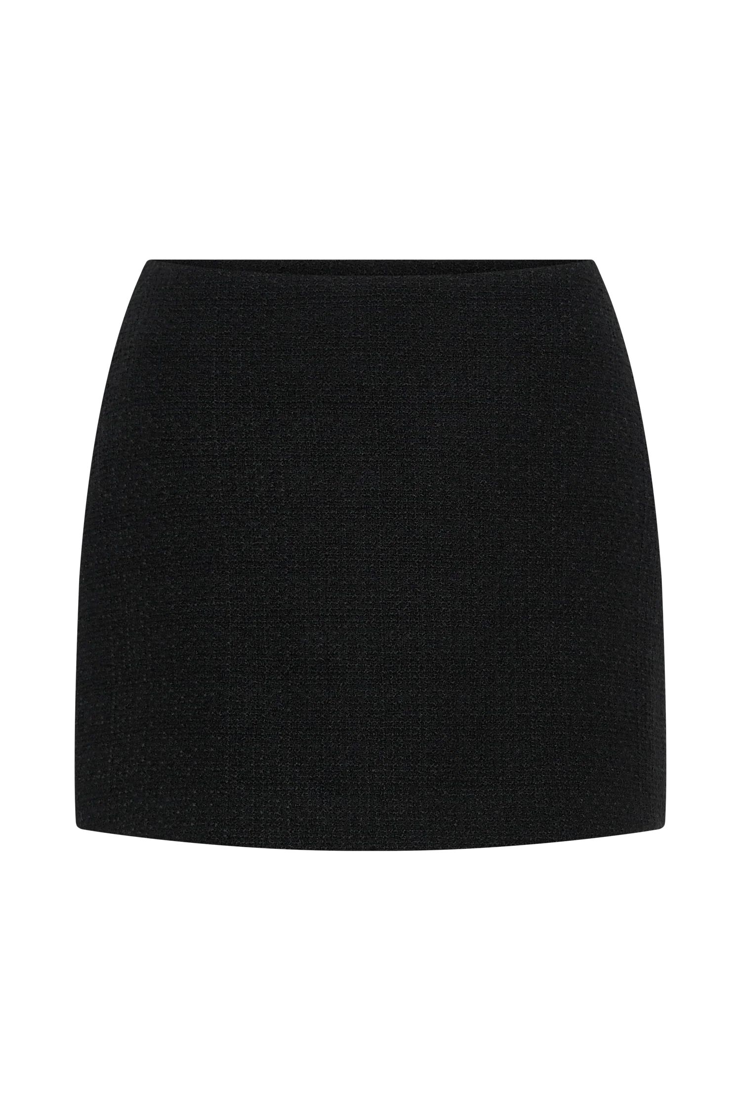 Parisa Boucle Skirt - Black | MESHKI US