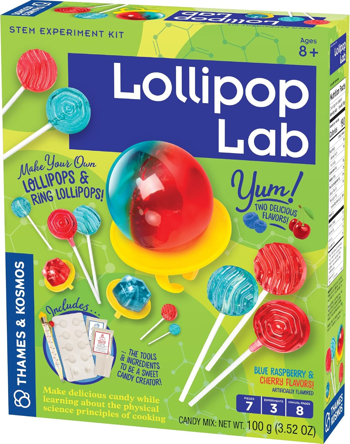 Thames & Kosmos Lollipop Lab | STEM Experiment & Activity Kit | Make Yummy Red Cherry and Blue Ra... | Amazon (US)