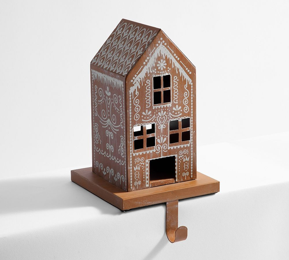 Gingerbread Stocking Holders | Pottery Barn (US)