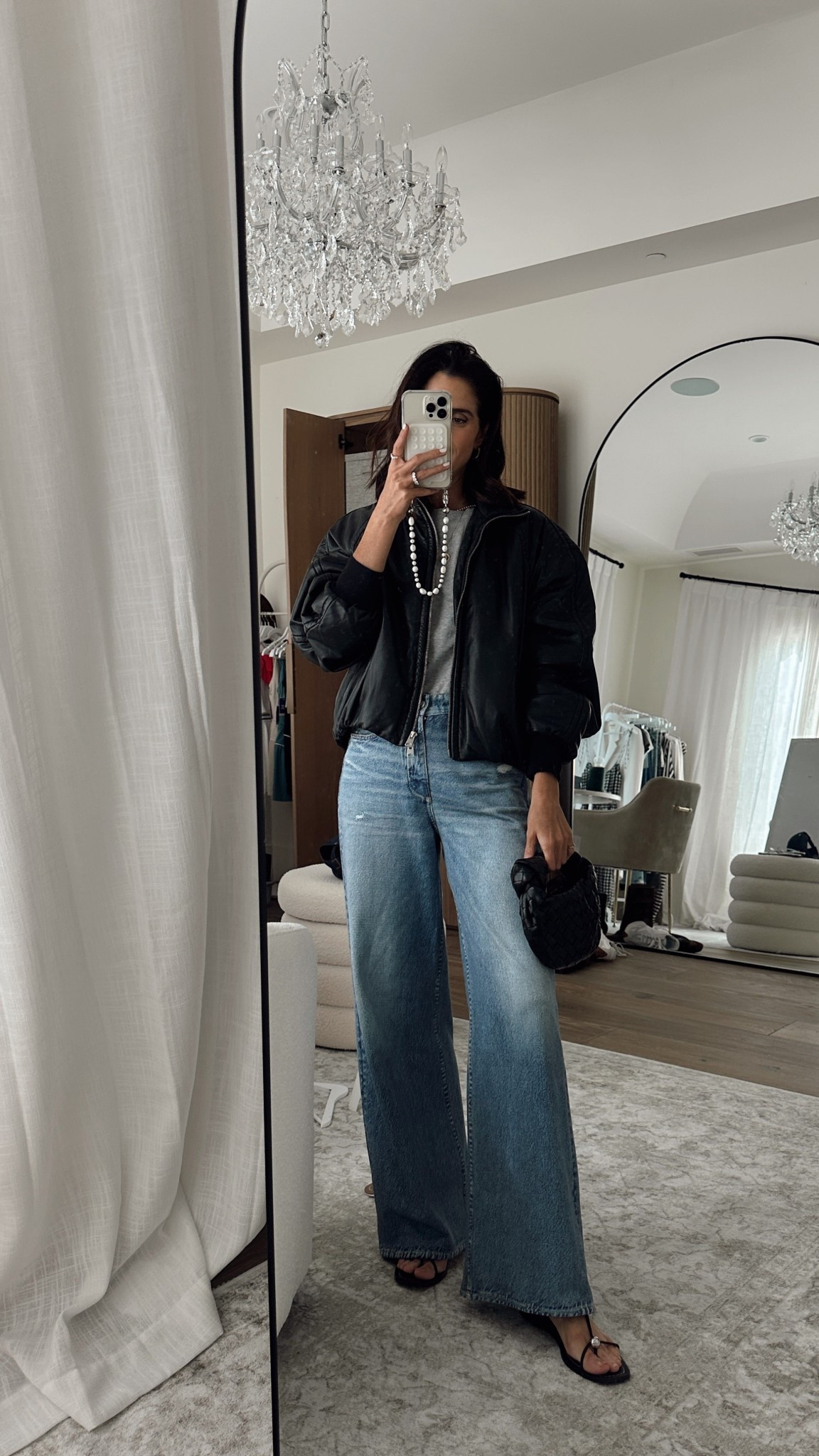 This is the color: Minetta I’m just shy of 5-7” for reference and sized down one, wearing a 24 and size small tee. 🚨🚨 Do not put in the dryer! xx #stylinbyaylin #aylin