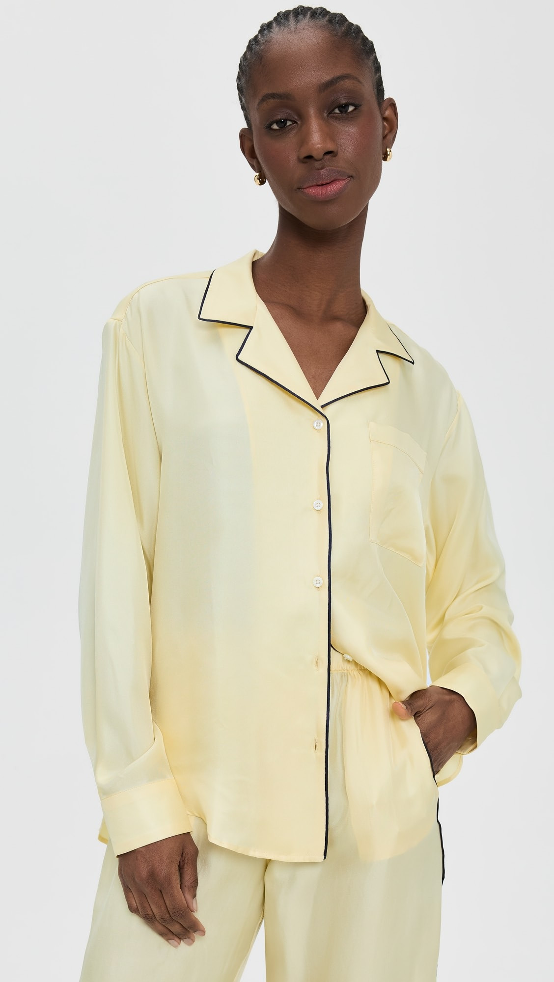 Notched Collar Shirt | Shopbop