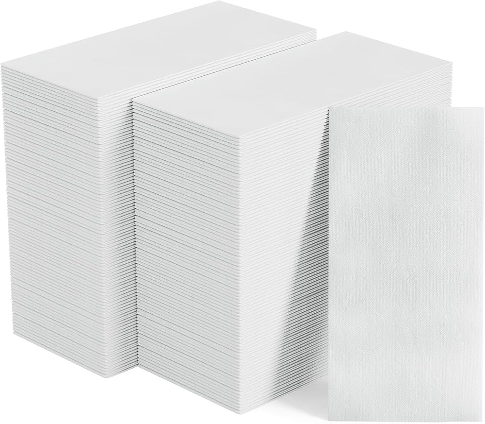 420PACK Disposable Hand Towels for Bathroom, Soft and Absorbent Paper Guest Towels Disposable Dec... | Amazon (US)