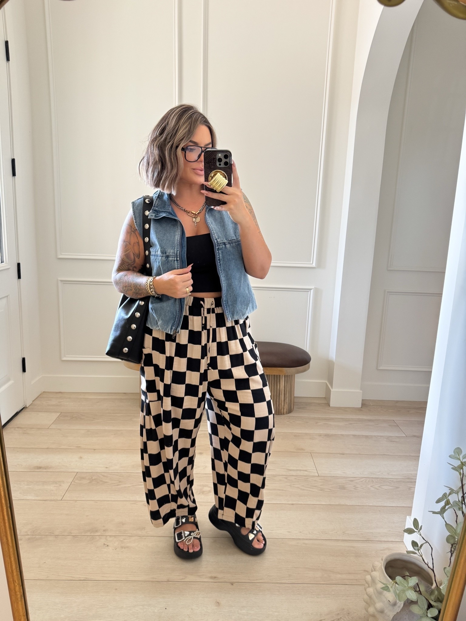 Vest and pants L 
Tube top linked similar

#LTKootd #LTKSaleAlert #LTKMidsize