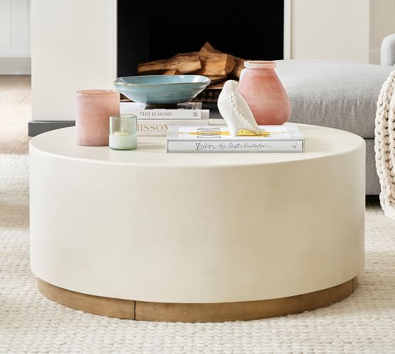 Bellair 39" Round Coffee Table | Pottery Barn (US)
